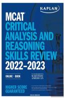 Mcat 2022-2023