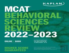 Mcat Behavioral Sciences Review 2022-2023