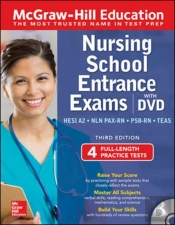 Mcgraw-Hill Education Nursing School Entrance Exams With Dvd, Third Edition