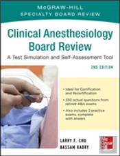 Mcgraw-Hill Specialty Board Review Clinical Anesthesiology, Second Edition