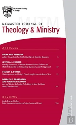 Bertrand.pt - Mcmaster Journal Of Theology And Ministr