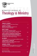 Mcmaster Journal Of Theology And Ministry