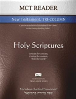 Bertrand.pt - Mct Reader New Testament Tri-Column, Mickelson Clarified
