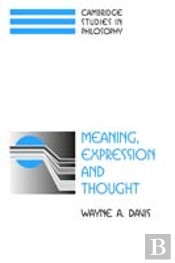 Meaning, Expression And Thought