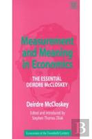 Measurement And Meaning In Economics