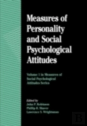 Measures Of Personality And Social Psychological Attitudes
