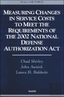 Measuring Changes In Service Costs To Meet The Requirements Of The 2002 National Defense Authorization Act