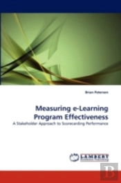 Measuring E-Learning Program Effectiveness