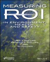 Measuring Roi In Environment, Health, And Safety