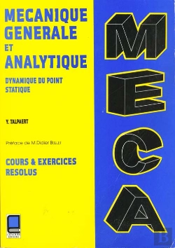 Bertrand.pt - Mecanique Generale Et Analytique ; Dynamique Du Point