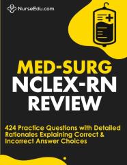 Med-Surg Nclex-Rn Review