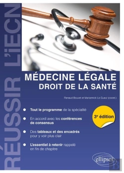 Bertrand.pt - Médecine Légale ; Droit De La Santé (3e Édition)