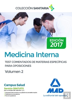 Bertrand.pt - Medicina Interna. Test Comentados De Materias Específicas Para Oposiciones. Volumen 2