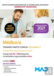 Médico/A De Las Instituciones Sanitarias De La Conselleria De Sanitat De La Generalitat Valenciana.