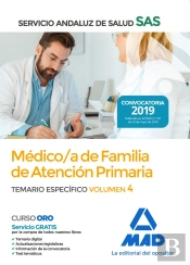 Médico De Familia De Atención Primaria Del Servicio Andaluz De Salud. Temario Específico Vol 4