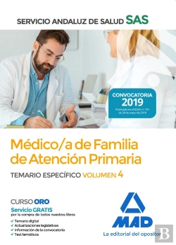 Bertrand.pt - Médico De Familia De Atención Primaria Del Servicio Andaluz De Salud. Temario Específico Vol 4