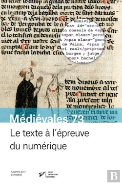 Bertrand.pt - Médiévales : Le Texte À L'Épreuve Du Numérique