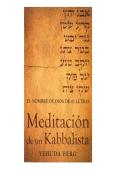 Meditacion De Un Kabblista,La