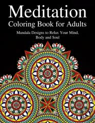 Meditation Coloring Book For Adults