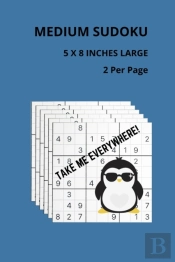 Medium Sudoku 5x8 Inches Large 2 Per Page