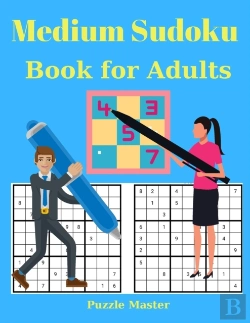Bertrand.pt - Medium Sudoku Book For Adults - 200 Large Print Sudoku Puzzles With Solutions