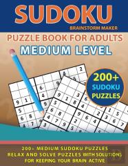 Medium Sudoku Puzzle Book For Adults