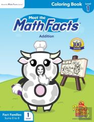 Meet The Math Facts - Addition Level 1 Coloring Book
