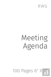 Meeting Agenda