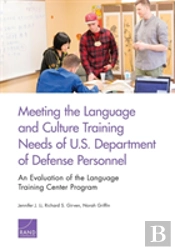 Meeting The Language And Culture Training Needs Of U.S. Department Of Defense Personnel