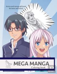 Mega Manga Coloring Book