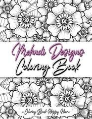 Mehndi Design Coloring Book