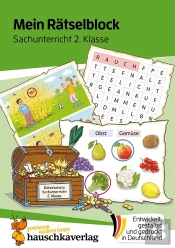 Mein Rätselblock Sachunterricht 2. Klasse : Rätsel Für Kluge Kopfe Mit Losungen - Forderung Mit Freude