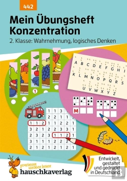 Bertrand.pt - Mein Übungsheft Konzentration 2. Klasse: Wahrnehmung, Logisches Denken