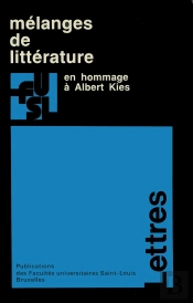 Melanges De Litterature En Hommage A Albert Kies