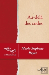 Mélanges En Hommage À Marie-Stéphane Payet ; Au-Delà Des Codes