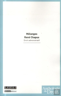Bertrand.pt - Mélanges René Chapus ; Droit Administratif