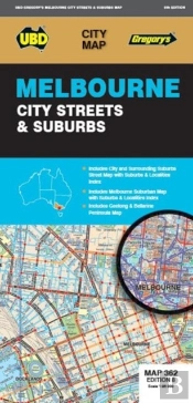 Melbourne City Streets & Suburbs Map 362 8th Ed