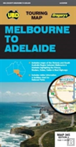 Bertrand.pt - Melbourne To Adelaide Map 345 3rd Ed