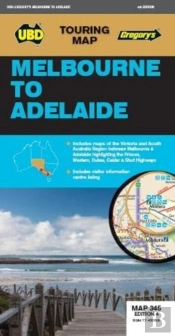 Melbourne To Adelaide Map 345 4th Ed