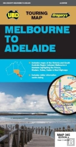 Bertrand.pt - Melbourne To Adelaide Map 345 4th Ed
