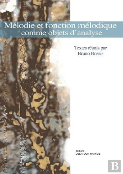 Bertrand.pt - Mélodie Et Fonction Mélodique Comme Objets D'Analyse