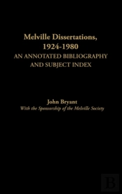 Melville Dissertations, 1924-1980