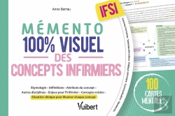 Bertrand.pt - Mémento 100% Visuel Des Concepts Infirmiers : Les 100 Concepts Essentiels En Cartes Mentales Par Ordre Alphabétique Pour Ses Études En Ifsi