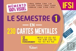 Bertrand.pt - Mémento 100% Visuel : Le Semestre 1 En 230 Cartes Mentales Ifsi : 12 Unités D'Enseignement : Ue 1.1, 1.3, 2.1, 2.2, 2.4, 2.10, 2.11, 3.1, 4.1, 5.1, 6.1, 6.2