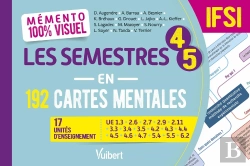Bertrand.pt - Mémento 100% Visuel : Les Semestres 4-5 En 192 Cartes Mentales Ifsi : 17 Unités D'Enseignement : Ue 1.3, 2.6, 2.7, 2.9, 2.11, 3.3, 3.4, 3.5, 4.3, 4.4,4.5, 4.6, 4.7, 5.4, 5.5, 6.2