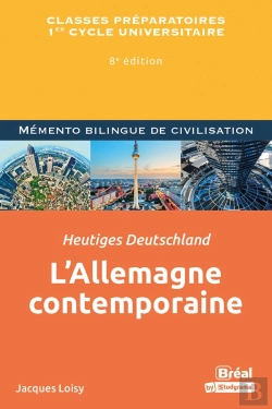 Bertrand.pt - Mémento Bilingue De Civilisation : L'Allemagne Contemporaine / Heutiges Deutschland (8e Édition)