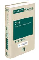 Memento Civil. Parte General Y Derechos Reales 2022-2023