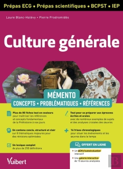 Bertrand.pt - Mémento Culture Générale : Ecg, Prépas Scientifiques, Iep ; La Culture Générale En Un Clin D'Oeil