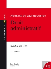 Mémento De La Jurisprudence ; Droit Administratif