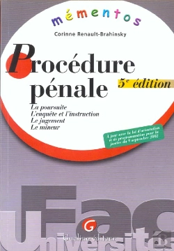 Bertrand.pt - Memento De Procedure Penale